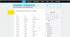 Desktop Screenshot of cruciblechronicles.com