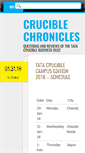 Mobile Screenshot of cruciblechronicles.com