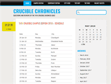 Tablet Screenshot of cruciblechronicles.com